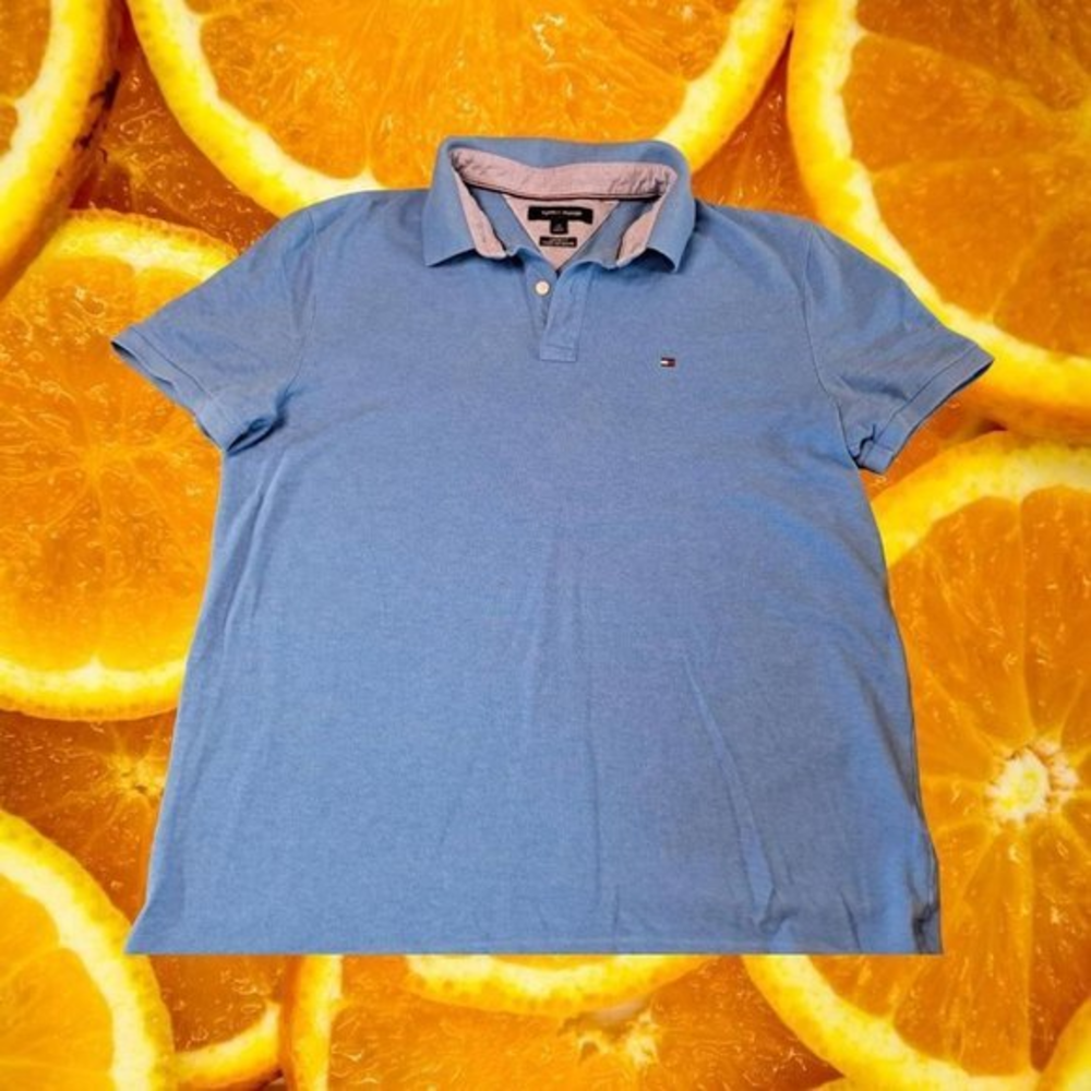 Tommy Hilfiger Custom Fit Polo With Embroidered Logo